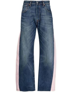 Ombra Jeans Boyfriend Jeans-Donna - Blu