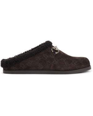 Gucci Mules - Brown