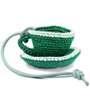 JW Anderson Fabric Keychains - Green