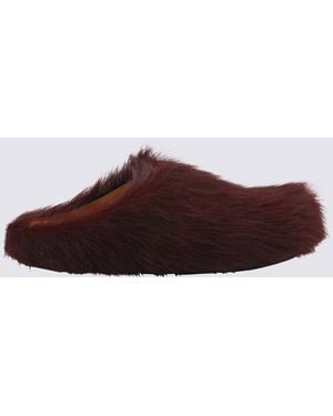 Marni Sandals Wild Cherry - Brown