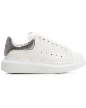 McQueen Oversized With Heel Trainers - White