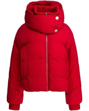 Max Mara Anti-Drip Short Down Jacket Jackets And Coats - Red