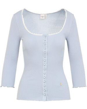 Chloé Cardigan Blue