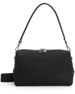 Fendi Lui Shoulder Bags Black