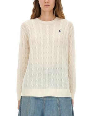 Polo Ralph Lauren Wool Pullover Jumper - Natural