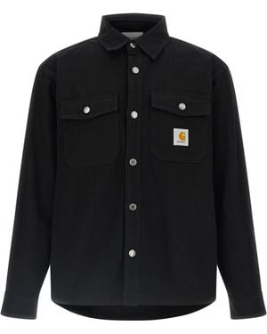 Carhartt Selby Camicie Nero-Uomo
