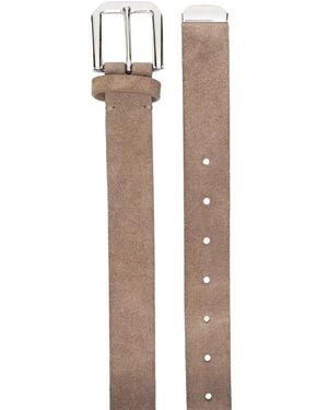 Brunello Cucinelli Thin Belt - White