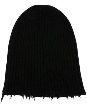 Uma Wang Ribbed Beanie - Black