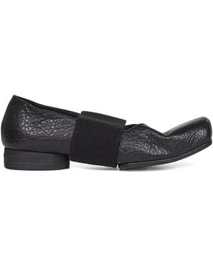 Uma Wang Ballet Flats With Elastic Band - Black