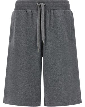 Dolce & Gabbana Cotton Bermuda Shorts Bermuda E Short Grigio-Uomo