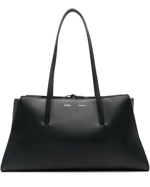 Agneel Leather Tote Bags - Black