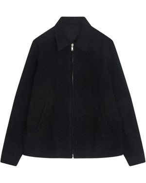 Rick Owens Giacche Nere Di -Uomo - Nero