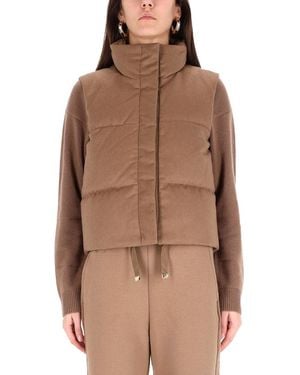 Max Mara Vest "Dionysus" - Brown