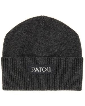 Patou Cap With Label And Logo-Donna - Nero