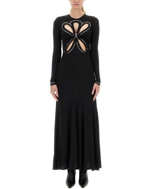 Rabanne Second Skin Effect Long Dress - Black