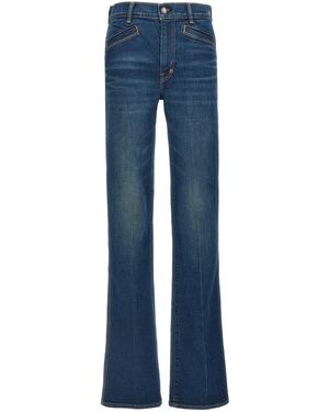 Tom Ford 'Stone Washed Denim Flare' Jeans - Blue