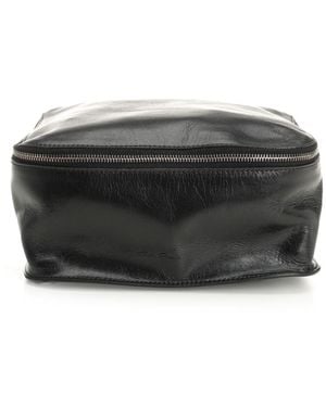 Rick Owens Large Leather Beauty Case Small Leather Goods Black