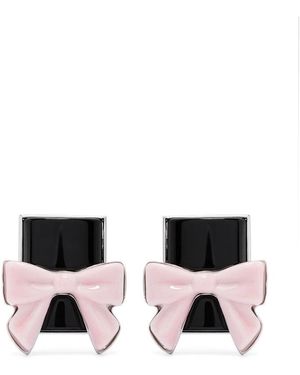 【関税込み】Shushu/Tong ホワイト ボウタイ ブラ Side-Bow-Square-Toe-Heel-White