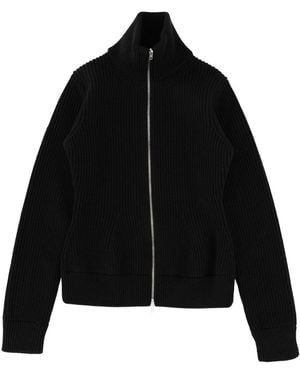 Maison Margiela Zippered Cardigan - Black
