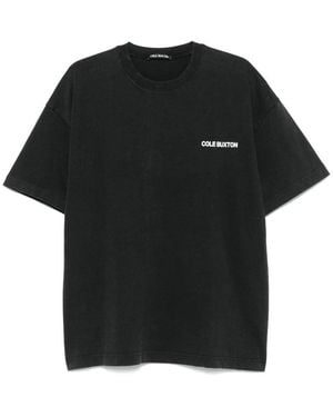 Cole Buxton Cotton T Shirts - Black