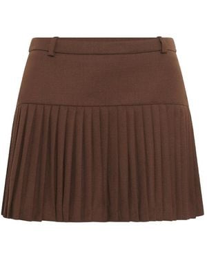 Marine Serre Skirts - Brown