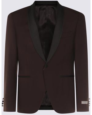 Canali Dresses Marrone-Uomo - Nero