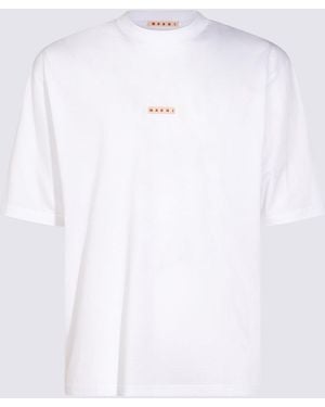 Marni T-shirts And Polos Light And Natural - White