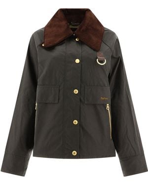 Barbour Catton Wax Giacche-Donna - Nero