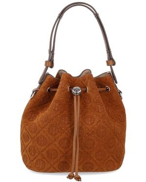Tory Burch "t Monogram" Bag - Brown