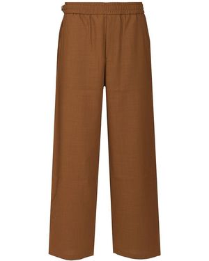Ami Paris Stretch Trousers - Brown