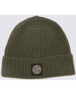 Stone Island Hats Military-Uomo - Verde