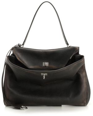 Balenciaga Rodeo Handbags - Black