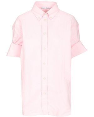 Acne Studios Button-Up Shirt - Pink