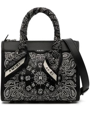 Amiri Borse A Spalla E Tracolla Nero Bianco-Donna