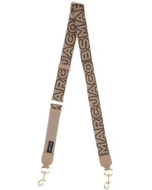 Marc Jacobs Fabric Strap With Logo - Natural