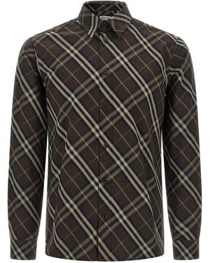 Burberry Robert Camicie Marrone-Uomo - Grigio