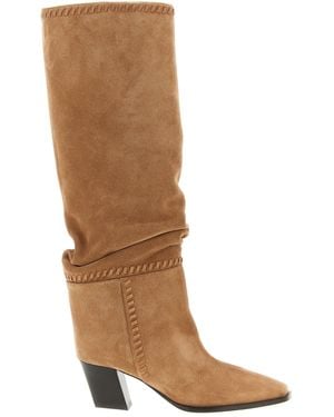 Jimmy Choo Hart Boots And Ankle Boots Beige - Brown