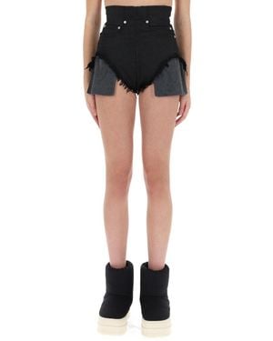 Rick Owens x Drkshdw "Dirt Cutoff" Shorts - Black