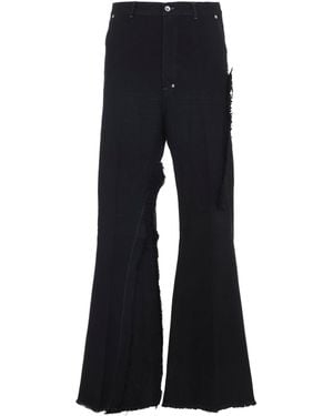 Rick Owens Joris Cotton Pants-Uomo - Nero