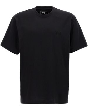 Y-3 Logo Print T-Shirt - Black