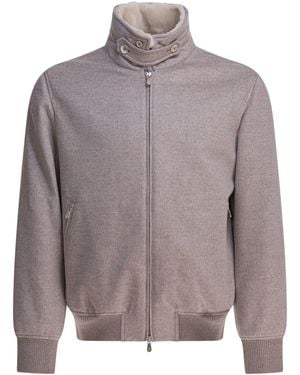 Brunello Cucinelli Coats - Gray