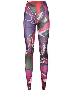 PUCCI Tights & Stockings Multicolor - Red