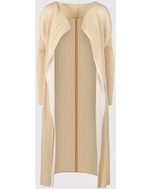 Pleats Please Issey Miyake Cape Nude & Neutrals - Natural