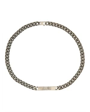 MM6 by Maison Martin Margiela Chain Necklace-Donna - Metallizzato