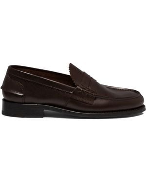 Saxone Of Scotland Arran Loafers & Slippers - Black