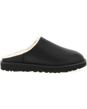 UGG M Classic Slip-On Flat Shoes - Black