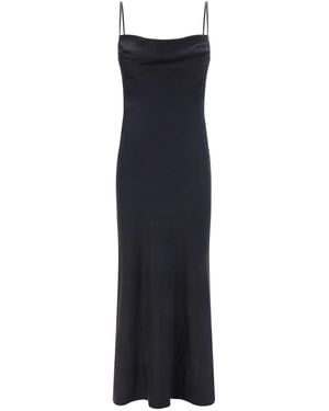 McQueen Satin Dress - Blue