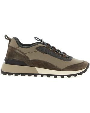 Brunello Cucinelli Precious Detail Sneakers - Brown