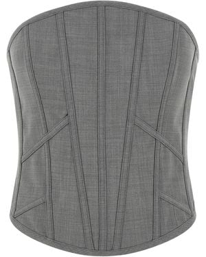 GIUSEPPE DI MORABITO Top Bustier Tops Grey