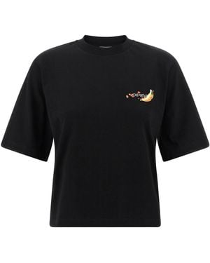 Off-White c/o Virgil Abloh Emb Fruits Arrow T-Shirt - Black